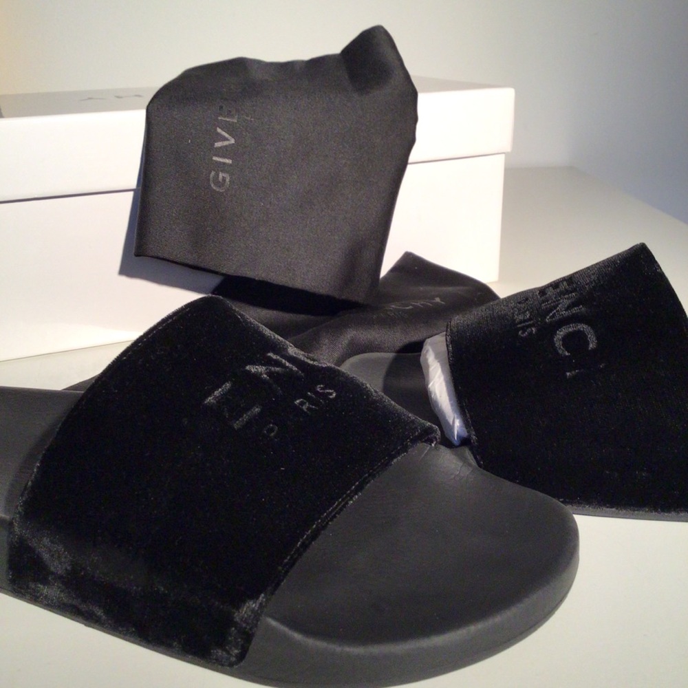 Men’s Velvet Givenchy slides